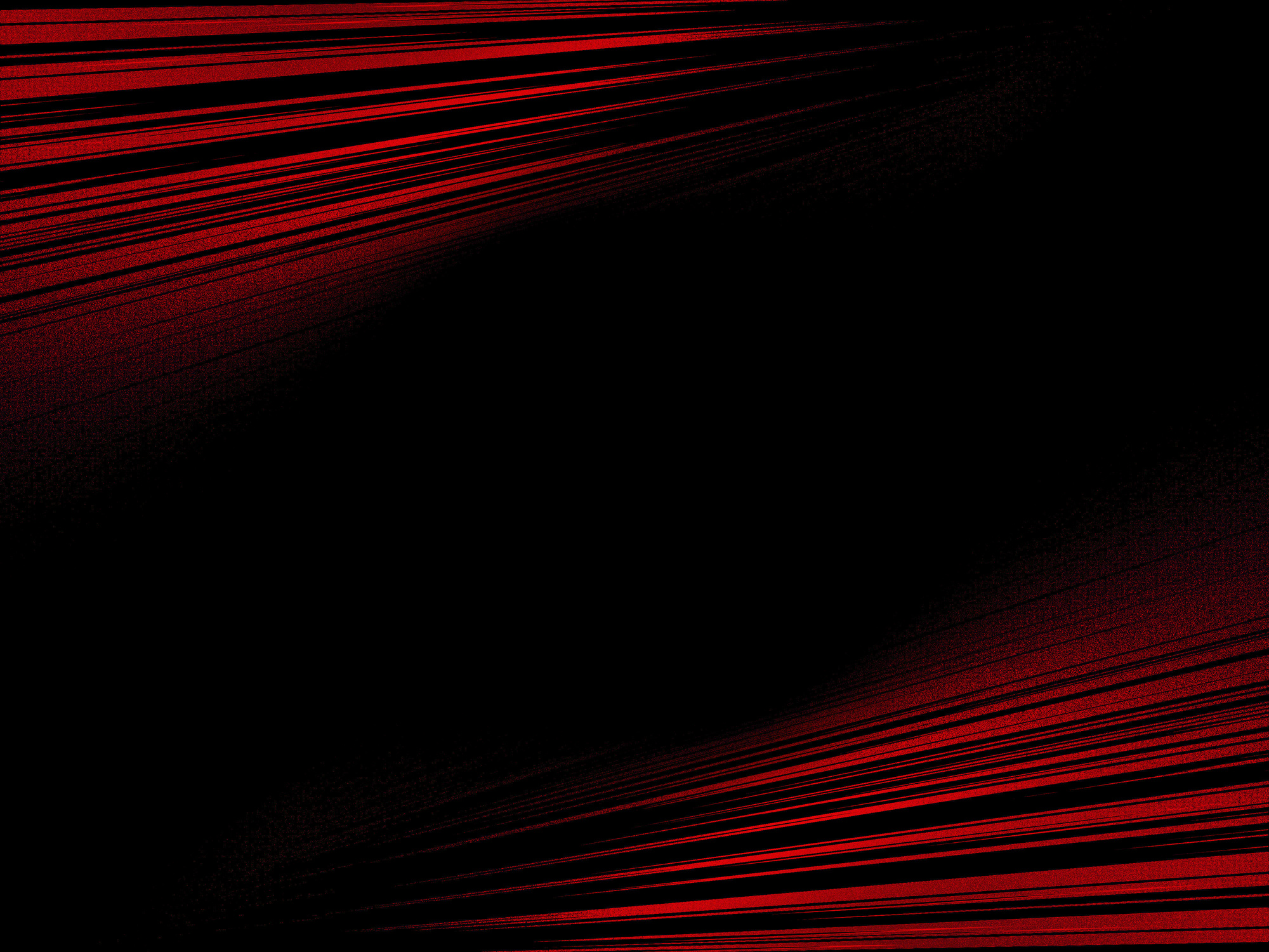 Abstract red lines on black background